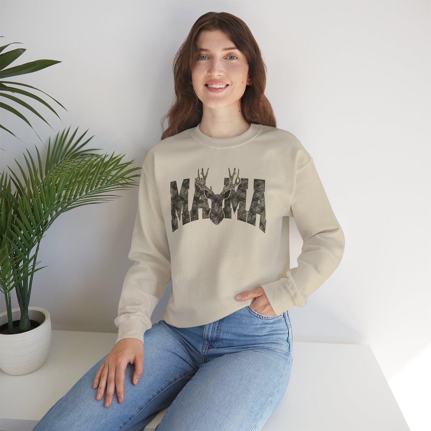 Camo Mama Crewneck Sweatshirt