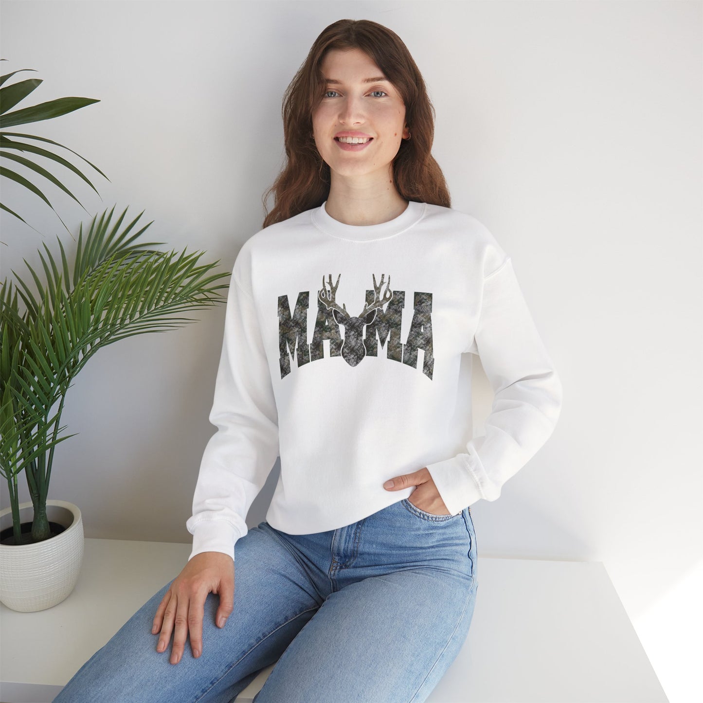 Camo Mama Crewneck Sweatshirt