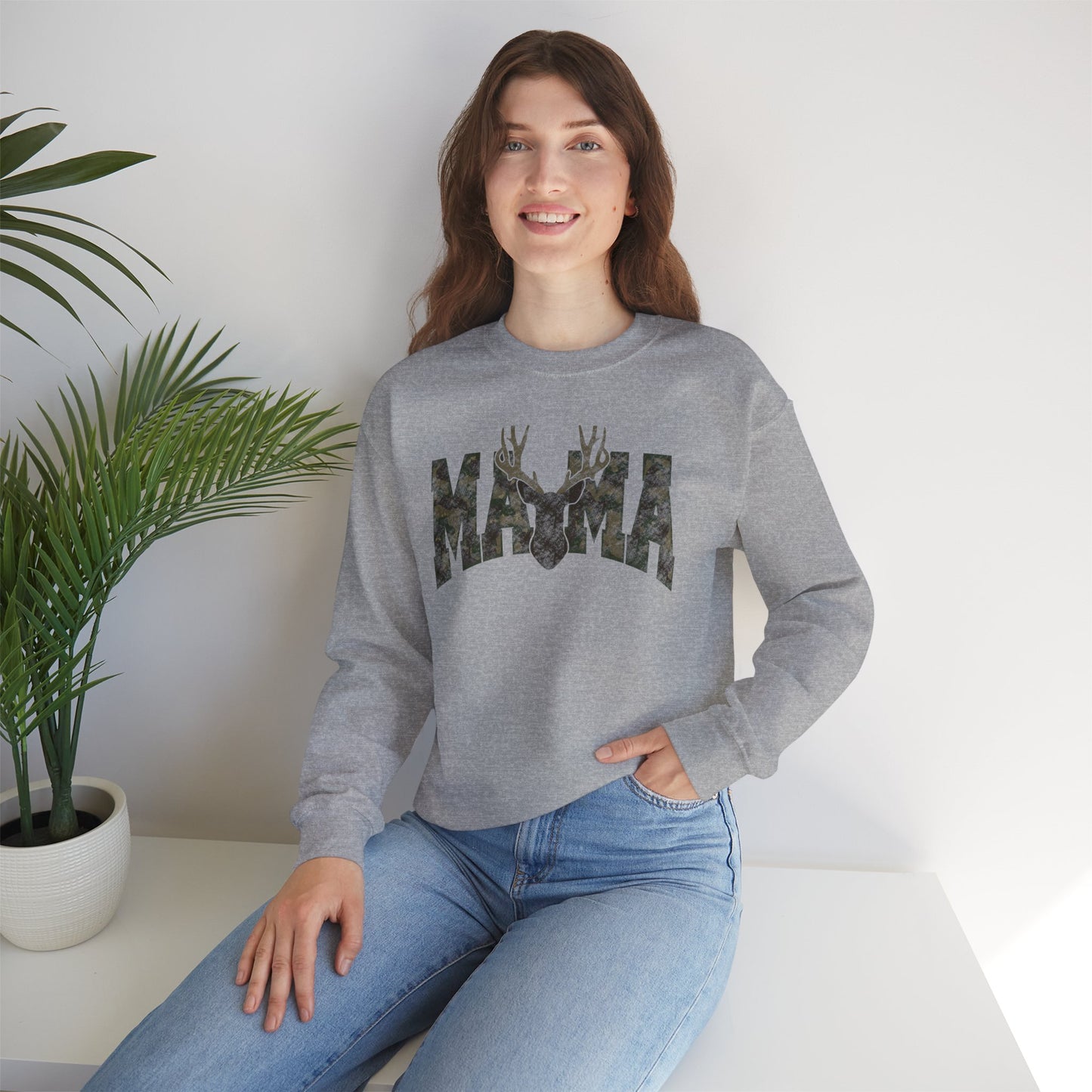 Camo Mama Crewneck Sweatshirt