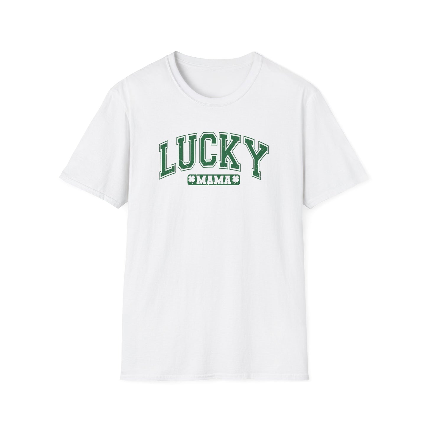 Lucky Mama T-Shirt - Unisex Softstyle Tee Shirt